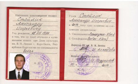 Документ преподавателя Стойлик Александр
