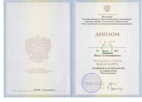 Документ преподавателя Данилов Павел