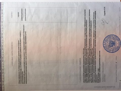 Документ преподавателя Плюснина Татьяна Владимировна