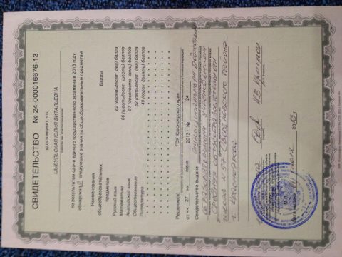 Документ преподавателя Цыбульская Юлия