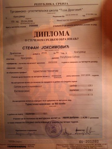 Документ преподавателя Joksimovic Stefan