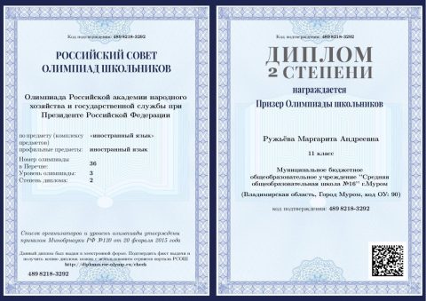 Документ преподавателя Ружьева Маргарита Андреевна
