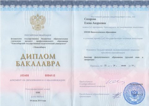 Документ преподавателя Сахарова Елена