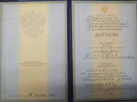 Документ преподавателя Васильева Анна Анатольевна