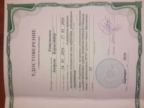 Документ преподавателя Евтушенко Андрей
