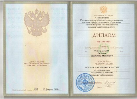 Документ преподавателя Рулёва Наталья Ивановна