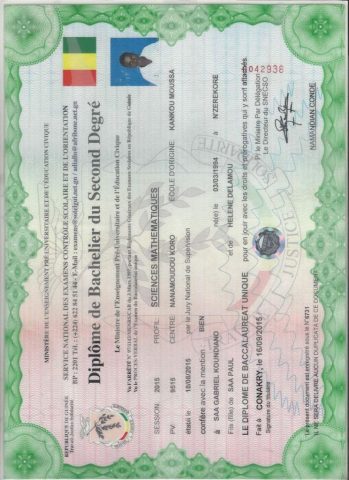 Документ преподавателя Koundiano Gabriel