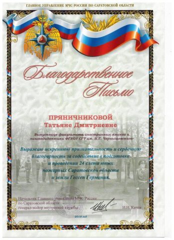 Документ преподавателя Пряничникова Татьяна Дмитриевна