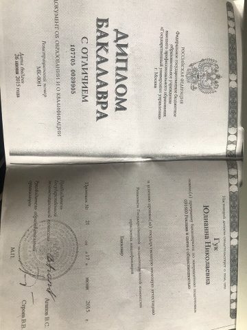 Документ преподавателя Гук Юлианна Николаевна