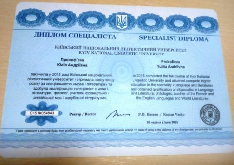 Документ преподавателя Прокофьева Юлия Андреевна