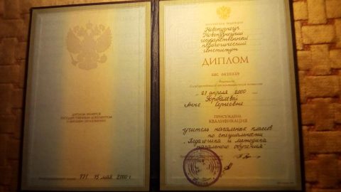 Документ преподавателя Крылышкина Анна