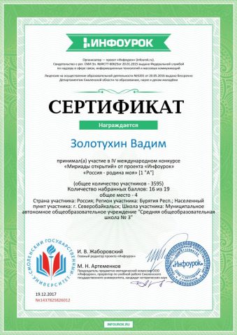 Документ преподавателя Котельникова Екатерина Андреевна