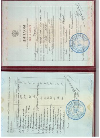 Документ преподавателя Юферев Анна Георгиевна