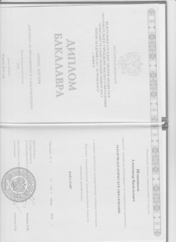 Документ преподавателя Шляпников Александр Васильевич