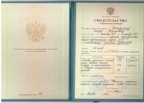 Документ преподавателя Хабибуллин Винер Фаритович