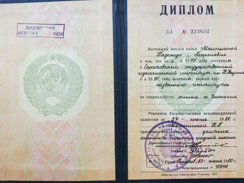 Документ преподавателя Мальшина Надежда Георгиевна