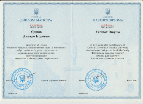 Документ преподавателя Ершов Дмитрий Игоревич
