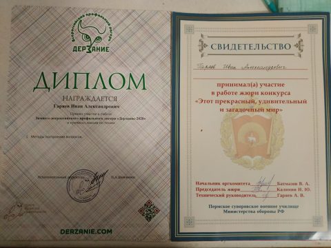 Документ преподавателя Гаряев Иван