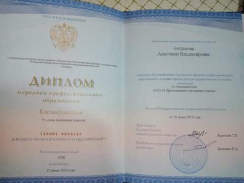 Документ преподавателя Богданова Анастасия