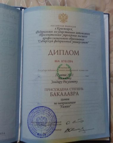 Документ преподавателя Мамедов Эльдар Расулович