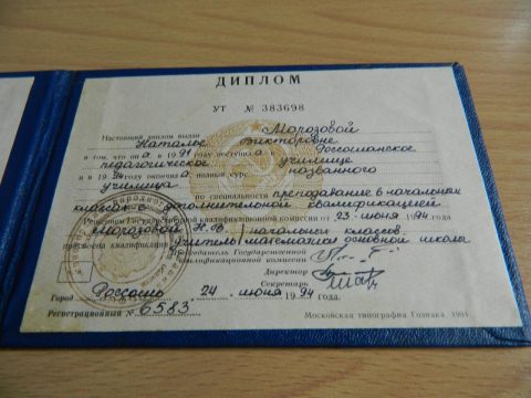 Документ преподавателя Харченко Наталья Викторовна