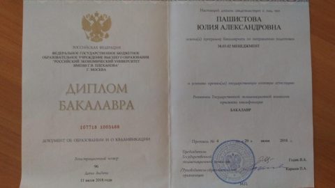 Документ преподавателя Пашистова Юлия Александровна