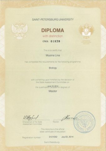 Документ преподавателя Мусина Лина Фуатовна