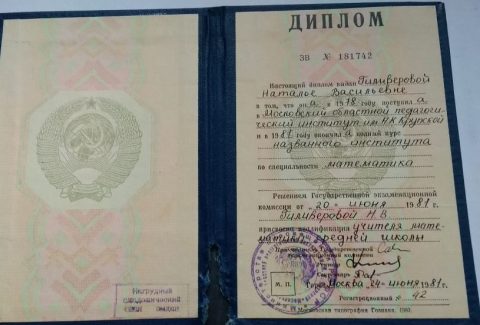 Документ преподавателя Медведева Наталья Васильевна