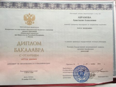 Документ преподавателя Абрамова Анастасия Алексеевна