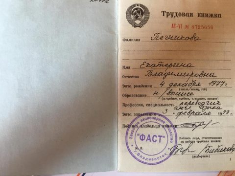 Документ преподавателя Чигина Екатерина Владимировна