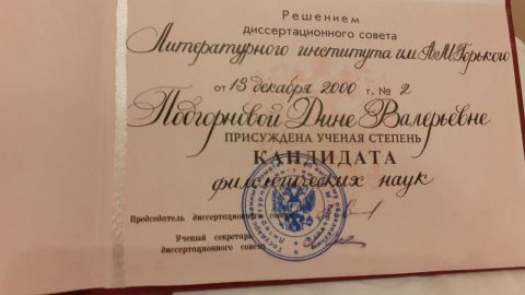 Документ преподавателя Ничик Дина Валерьевна