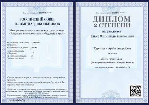 Документ преподавателя Курлыкин Артём Андреевич