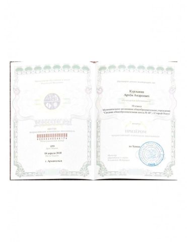 Документ преподавателя Курлыкин Артём Андреевич