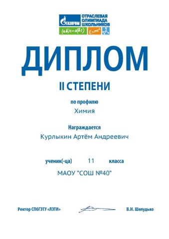 Документ преподавателя Курлыкин Артём Андреевич