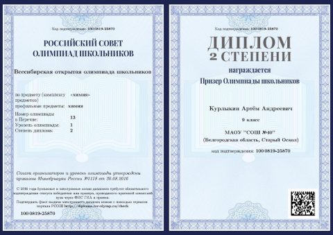Документ преподавателя Курлыкин Артём Андреевич