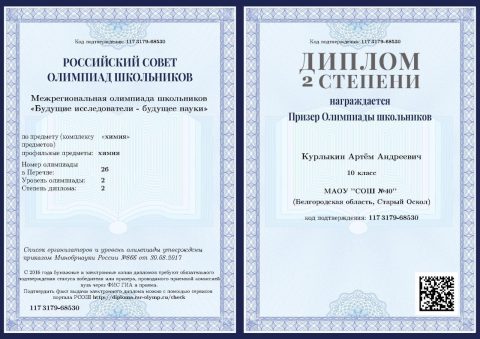 Документ преподавателя Курлыкин Артём Андреевич