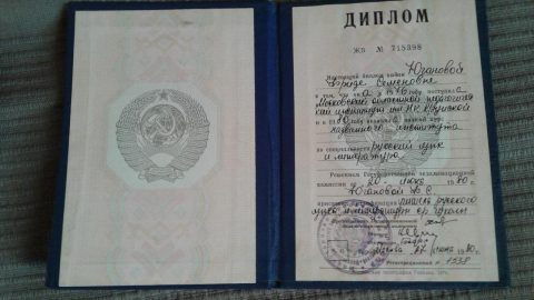 Документ преподавателя Юганова Фрида Семёновна