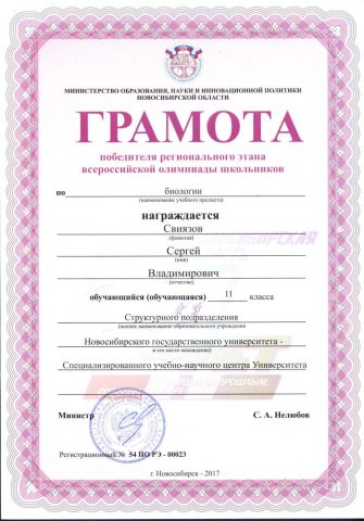 Документ преподавателя Свиязов Сергей Владимирович