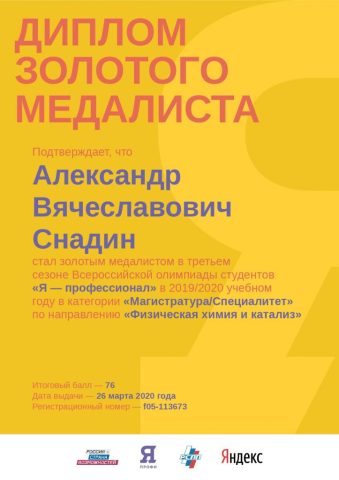 Документ преподавателя Снадин Александр Вячеславович