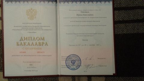 Документ преподавателя Никоваль Ирина Николаевна