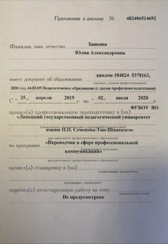 Документ преподавателя Заикина Юлия