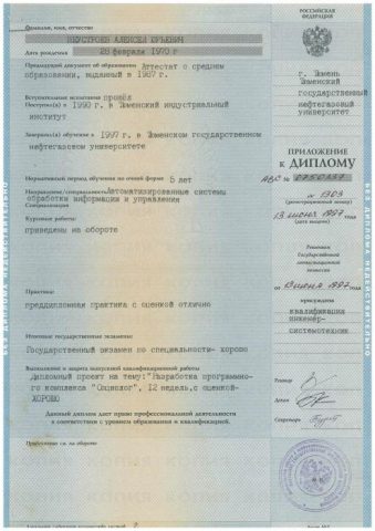 Документ преподавателя Неустроев Алексей Юрьевич