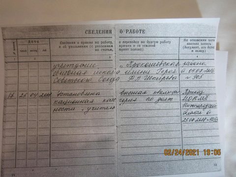 Документ преподавателя Белоусова Марина Станиславовна