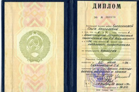 Документ преподавателя Бакаринова Ольга Николаевна