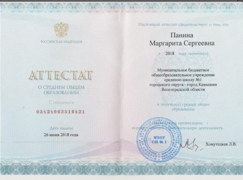Документ преподавателя Панина Маргарита