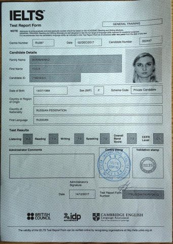 Документ преподавателя Авраменко Юлия Юрьевна