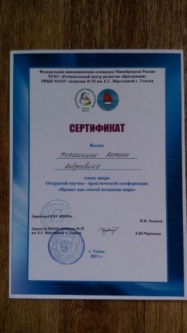 Документ преподавателя Мурашкин Антон