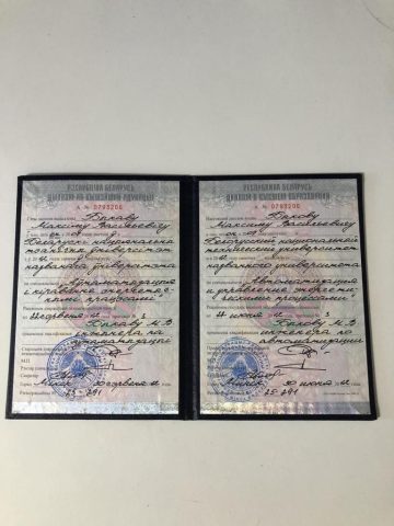 Документ преподавателя Быков Максим Васильевич