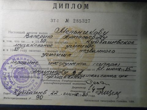 Документ преподавателя Мельников Валерий Анатольевич