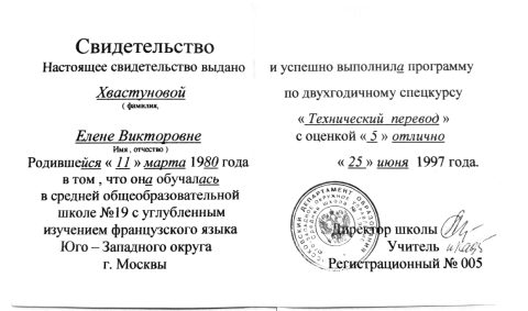 Документ преподавателя Кульман Елена Викторовна